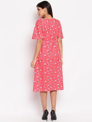 floral a-line dress - 17355779 - Standard Image - 2