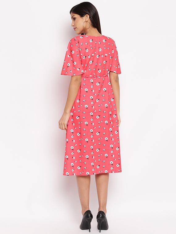 floral a-line dress - 17355779 - Zoom Image - 2