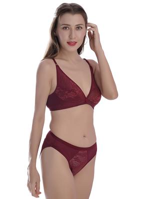 set of 2 laced bra and panty set - 17356045 - Standard Image - 7