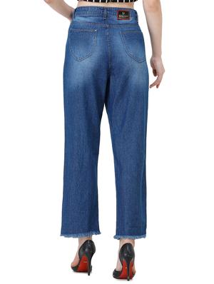 high rise ripped boyfriend jeans - 17356089 - Standard Image - 4