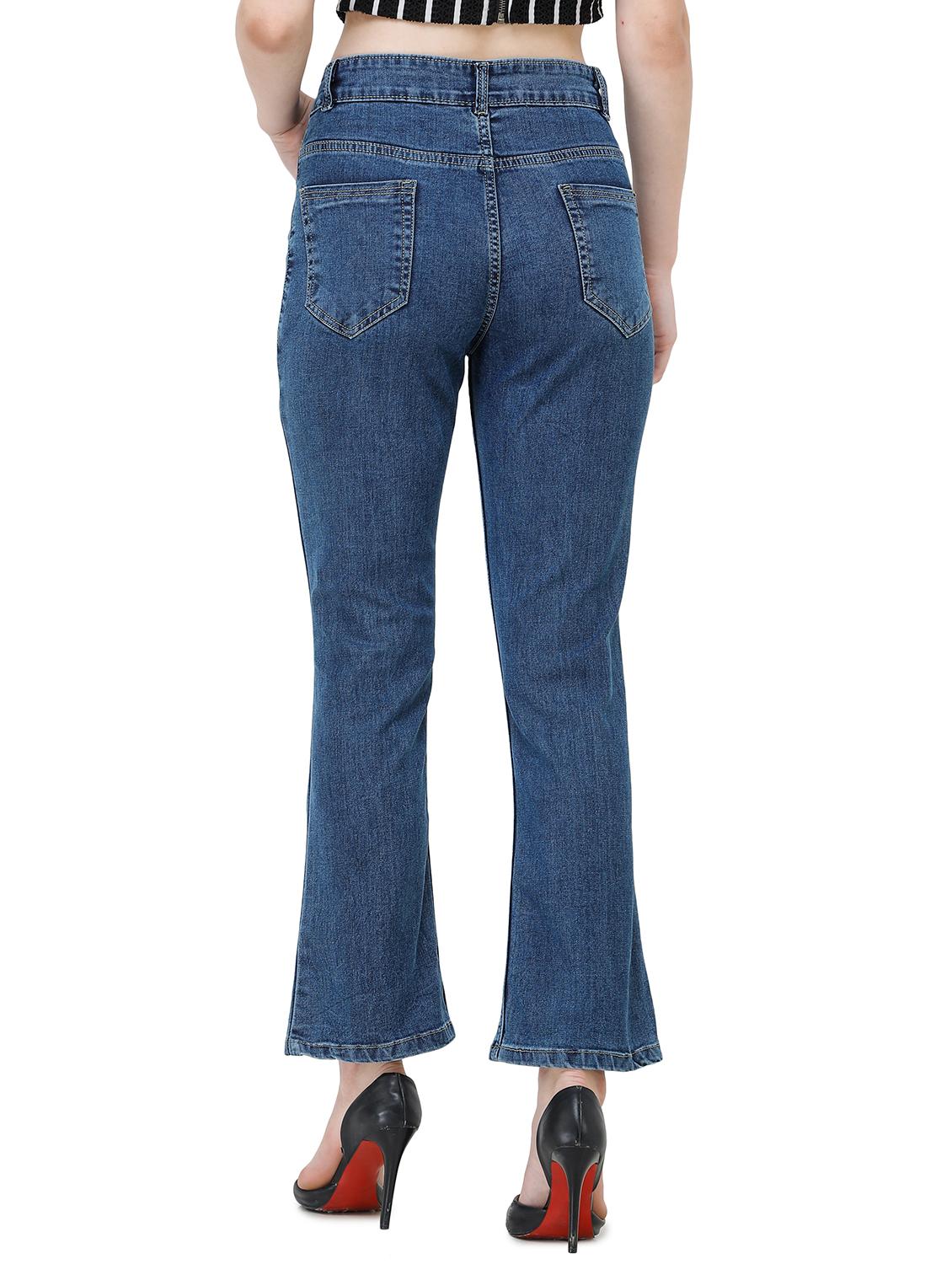 high rise bootcut jeans - 17356093 - Zoom Image - 4