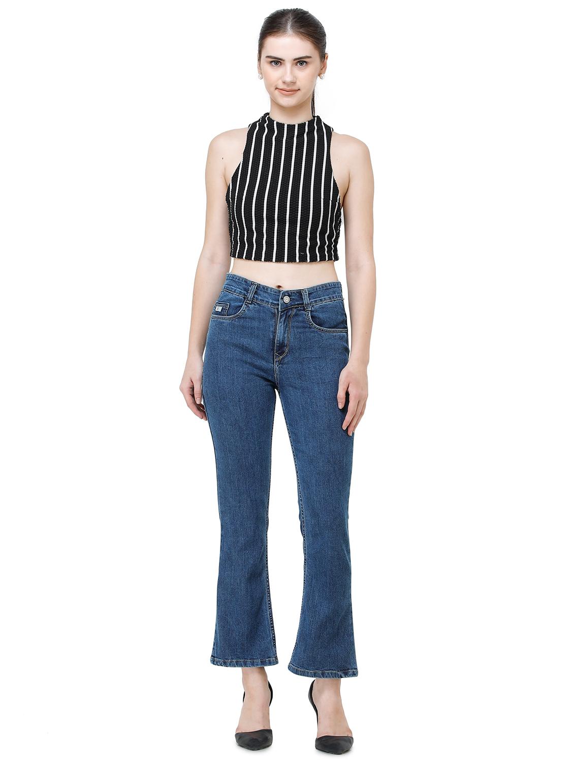 high rise bootcut jeans - 17356093 - Zoom Image - 5
