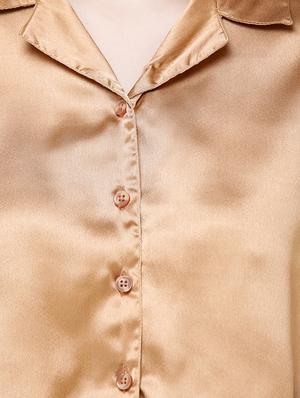 long sleeves satin shirt - 17356126 - Standard Image - 6