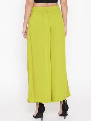 tie front flared palazzo - 17356273 - Standard Image - 3