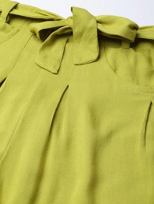 tie front flared palazzo - 17356273 - Standard Image - 5