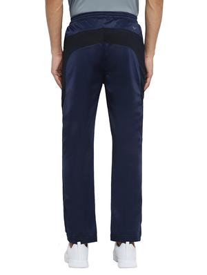 navy blue color block full length track pant - 17356542 - Standard Image - 3