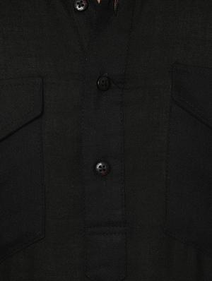 black solid pathani set - 17356796 - Standard Image - 5