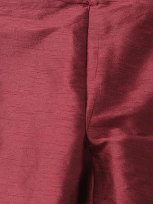black solid kurta pyjama set - 17357005 - Standard Image - 4