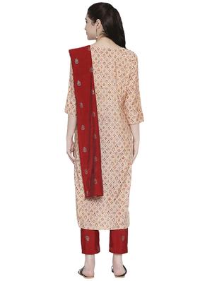 floral kurta pant set - 17357786 - Standard Image - 3