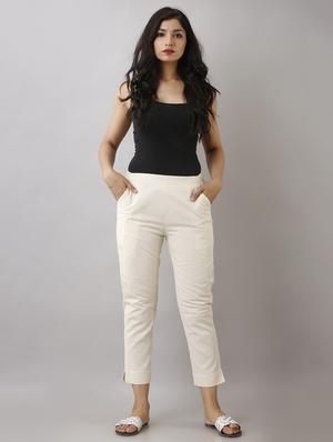 mid rise flat front trouser - 17357916 - Standard Image - 4