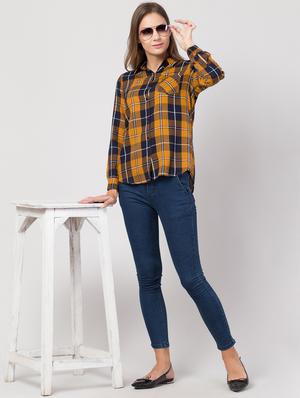 long sleeves checkered shirt - 17357971 - Standard Image - 4