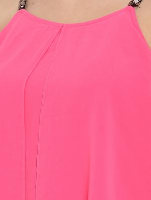 cami neck flared top - 17358128 - Standard Image - 5