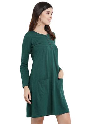 pocket detail relaxed dress - 17358217 - Standard Image - 2