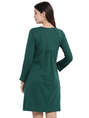 pocket detail relaxed dress - 17358217 - Standard Image - 3