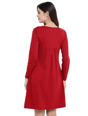 pocket detail relaxed dress - 17358219 - Standard Image - 3