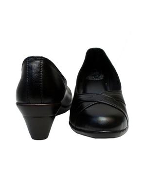 black slip on wedge - 17358446 - Standard Image - 3