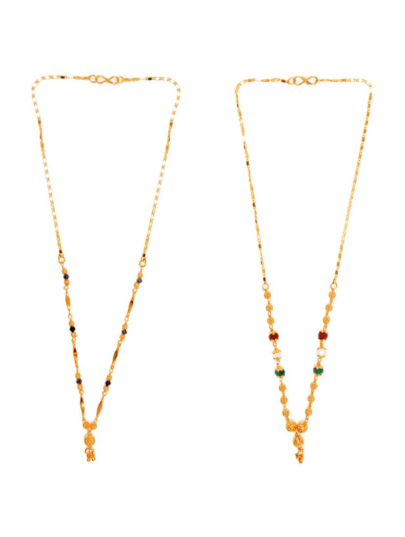 golden metal mangalsutra - 17358554 - Zoom Image - 1