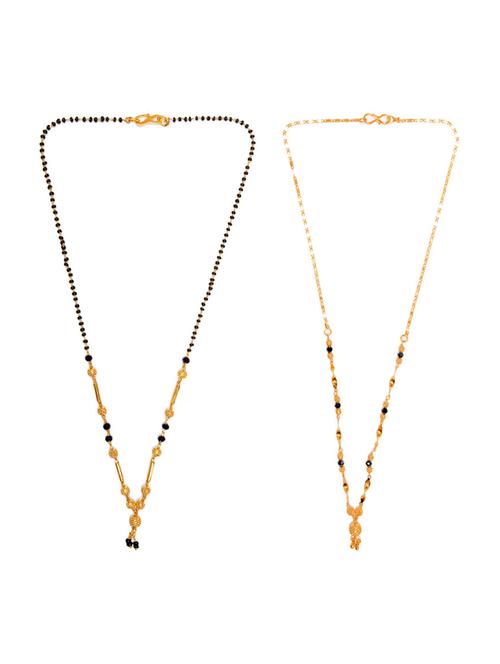golden metal mangalsutra - 17358630 - Standard Image - 1
