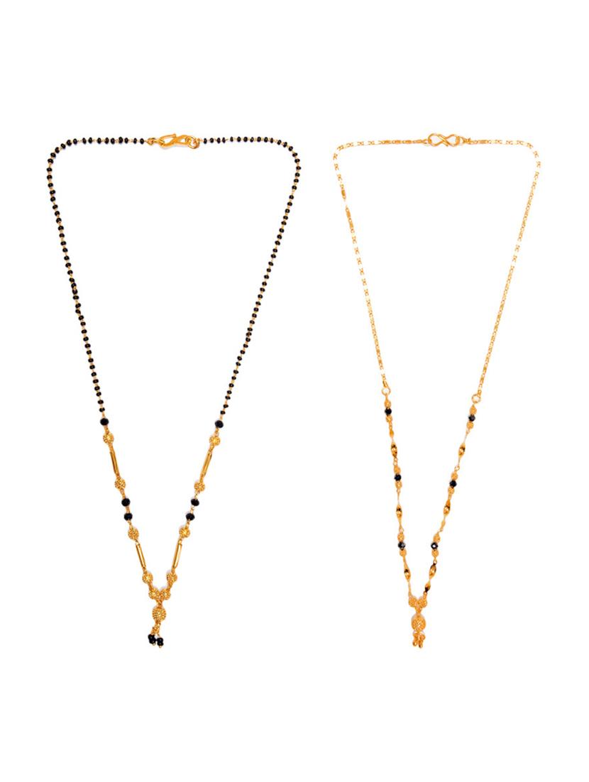 golden metal mangalsutra - 17358630 - Zoom Image - 1