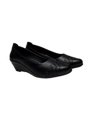 black slip on wedge - 17358656 - Standard Image - 2