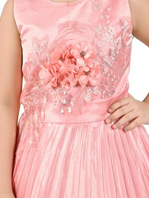 pink satin party gown - 17358994 - Standard Image - 4
