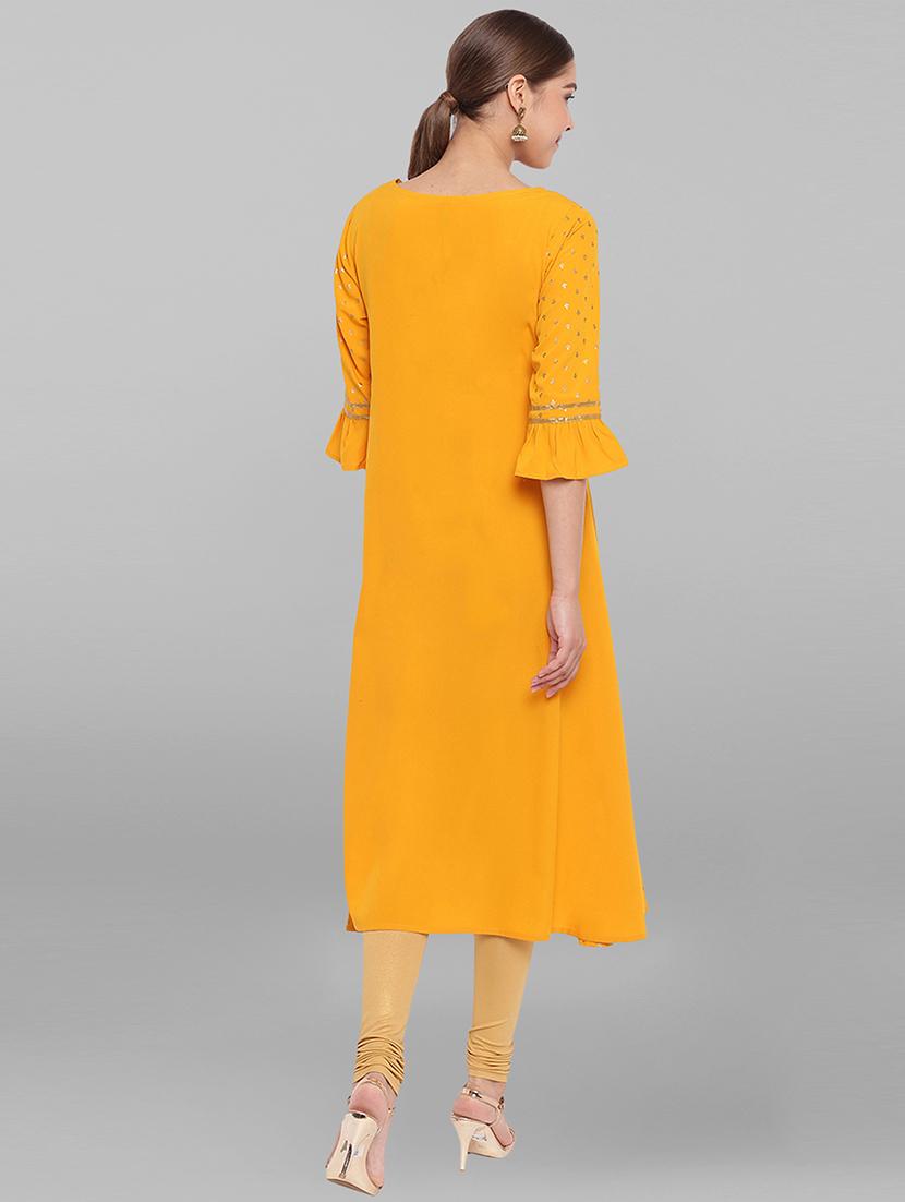 ethnic motifs a-line kurta - 17359059 - Zoom Image - 4