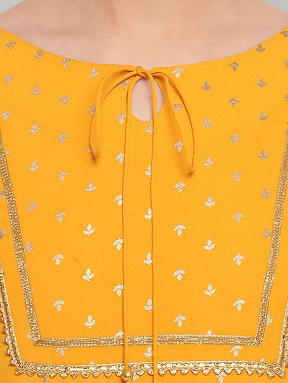 ethnic motifs a-line kurta - 17359059 - Zoom Image - 5