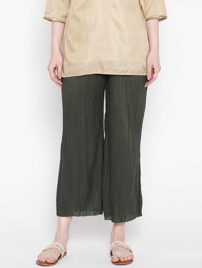 ankle length straight palazzo - 17359388 - Zoom Image - 1