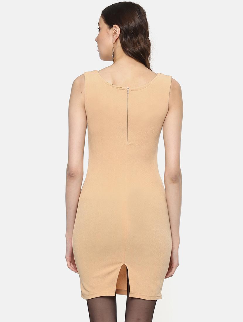 round neck bodycon dress - 17359404 - Zoom Image - 3