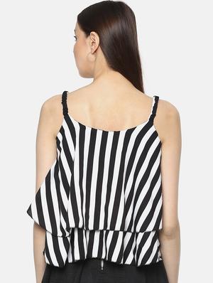 cami neck striped top - 17359463 - Standard Image - 2