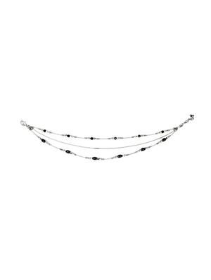 silver metal anklet - 17359522 - Standard Image - 2