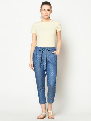tie up waist peg trouser - 17359540 - Standard Image - 4