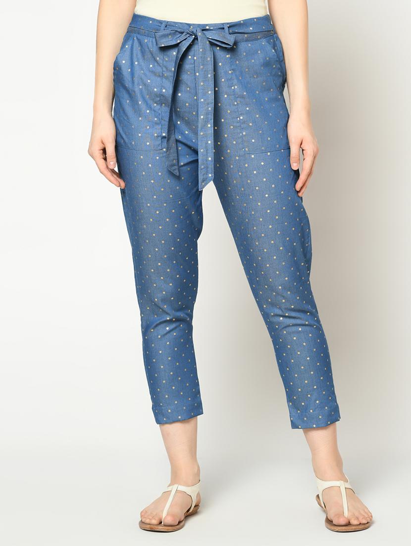 tie up waist peg trouser - 17359540 - Zoom Image - 1