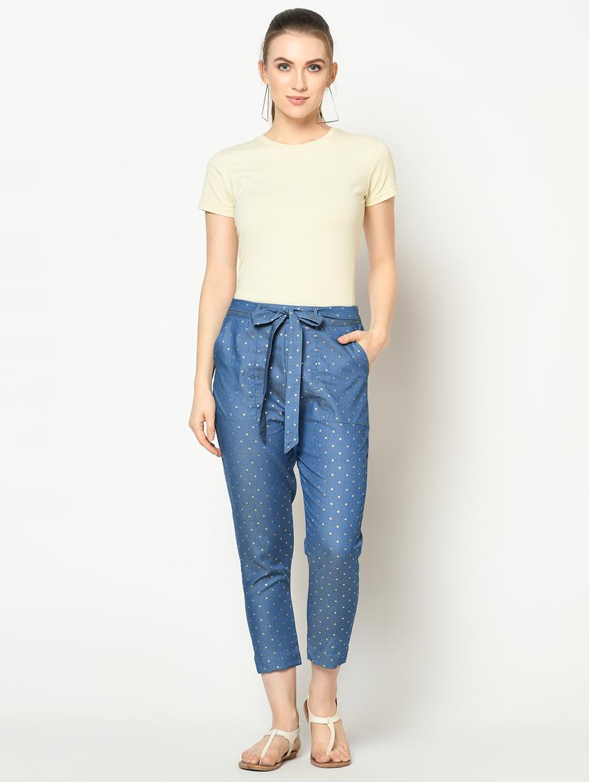tie up waist peg trouser - 17359540 - Zoom Image - 4