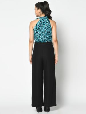 halter neck full leg jumpsuit - 17359561 - Standard Image - 3