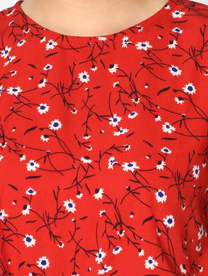 tie front floral full leg jumpsuit - 17359566 - Standard Image - 5