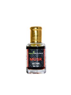 saanvi perfumers black musk roll on attar | itra | scent | fragrance oil | for men & women 100% alcohol-free (10ml) - 17360037 - Standard Image - 2