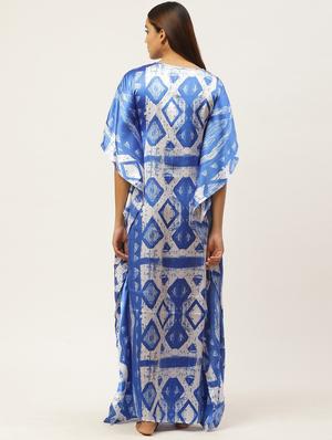 round neck printed kimono - 17360544 - Standard Image - 3