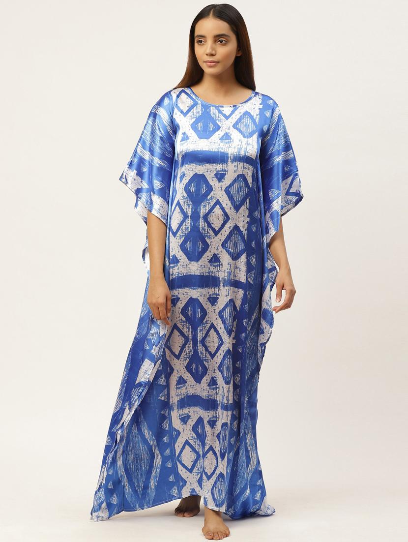 round neck printed kimono - 17360544 - Zoom Image - 1