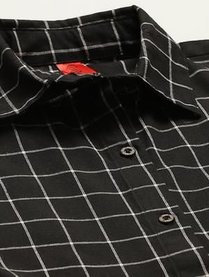 checkered shirt with shorts set - 17360549 - Standard Image - 5