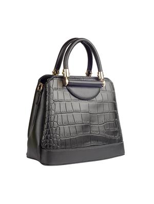 black leather regular handbag - 17360617 - Standard Image - 4