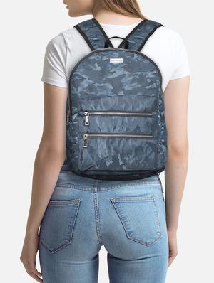 blue polyester regular backpack - 17360746 - Standard Image - 5