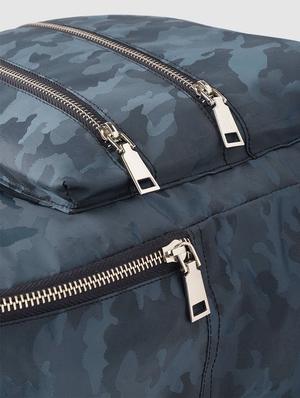 blue polyester regular backpack - 17360746 - Standard Image - 6