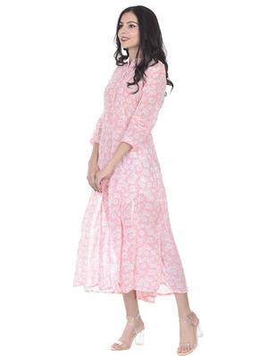 floral anarkali ethnic dress - 17360791 - Standard Image - 2