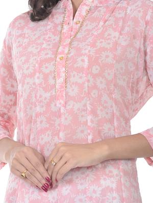 floral anarkali ethnic dress - 17360791 - Standard Image - 4