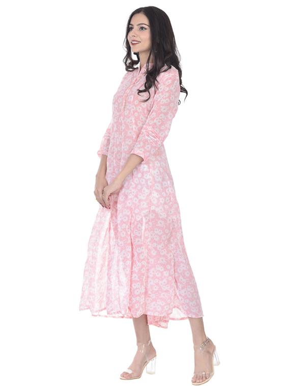 floral anarkali ethnic dress - 17360791 - Zoom Image - 2