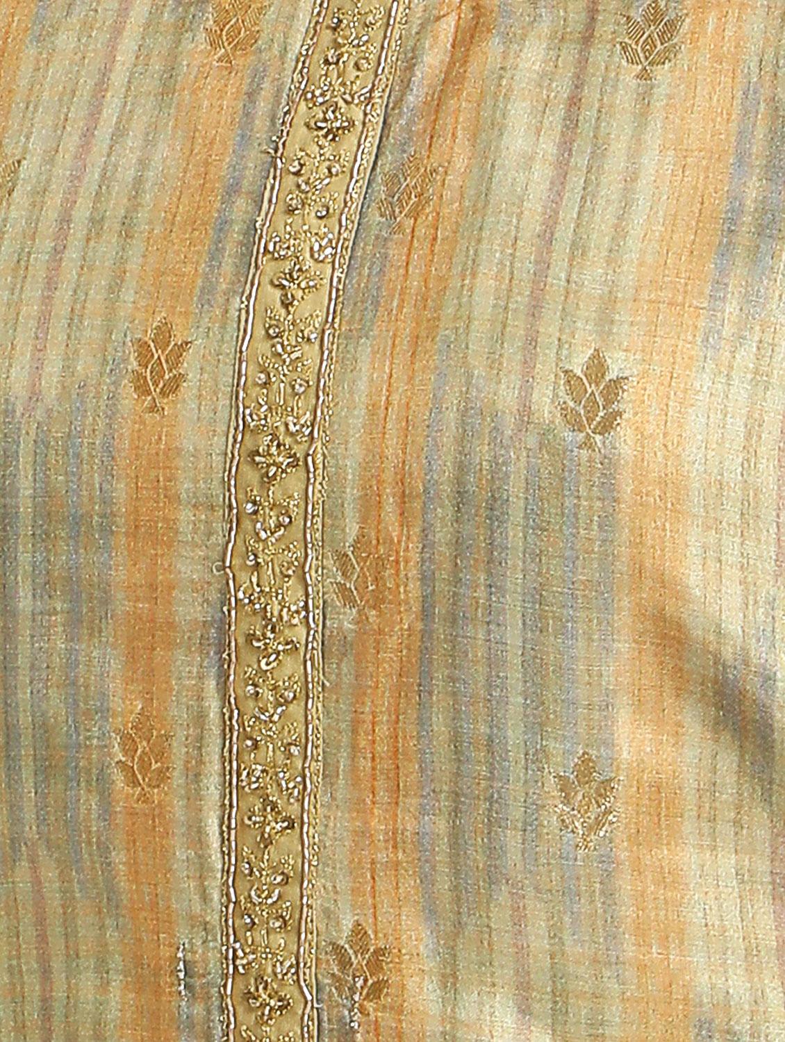 printed unstitched suit - 17360823 - Zoom Image - 4
