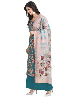 printed unstitched suit - 17360847 - Standard Image - 2