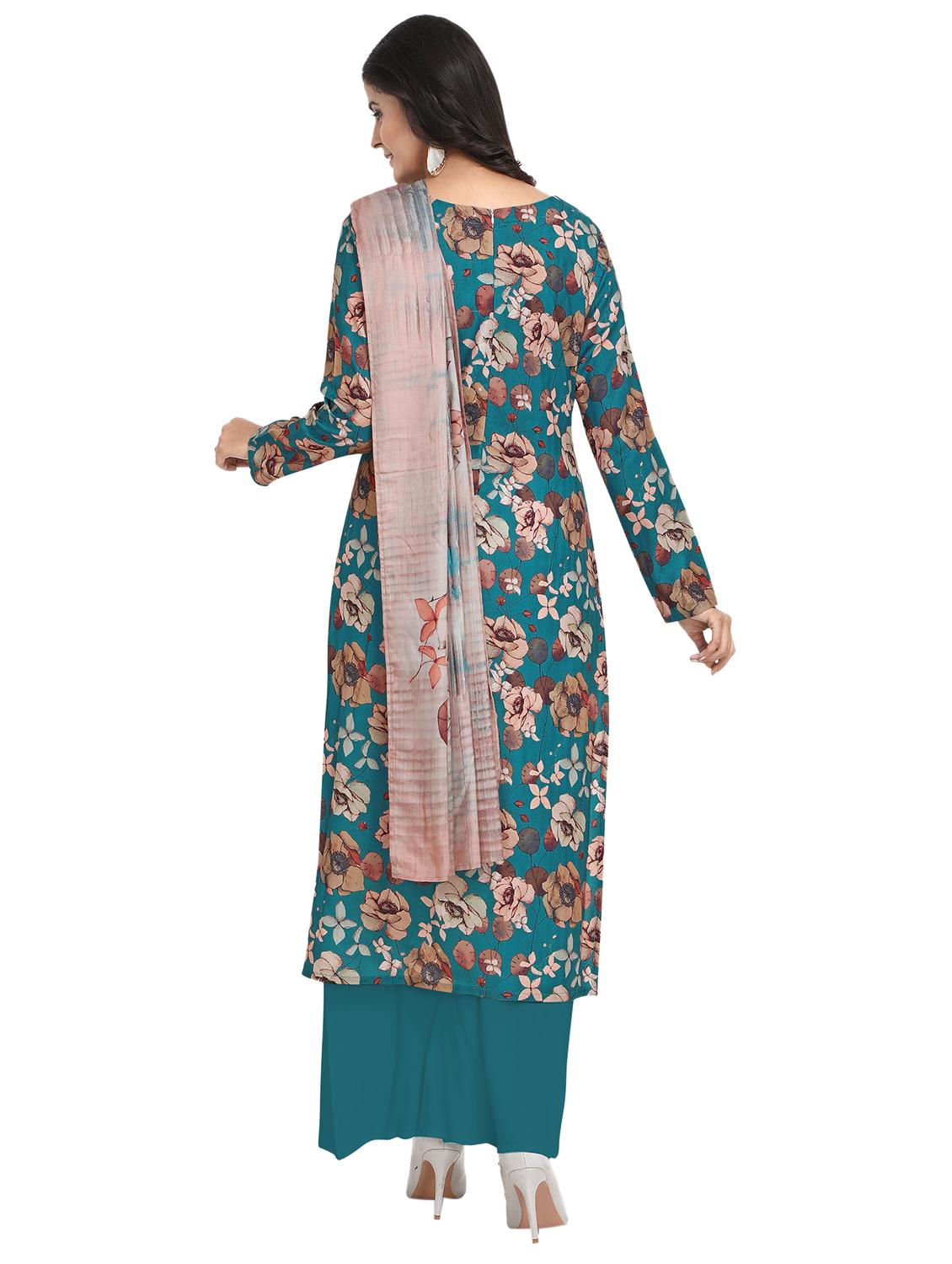 printed unstitched suit - 17360847 - Zoom Image - 3