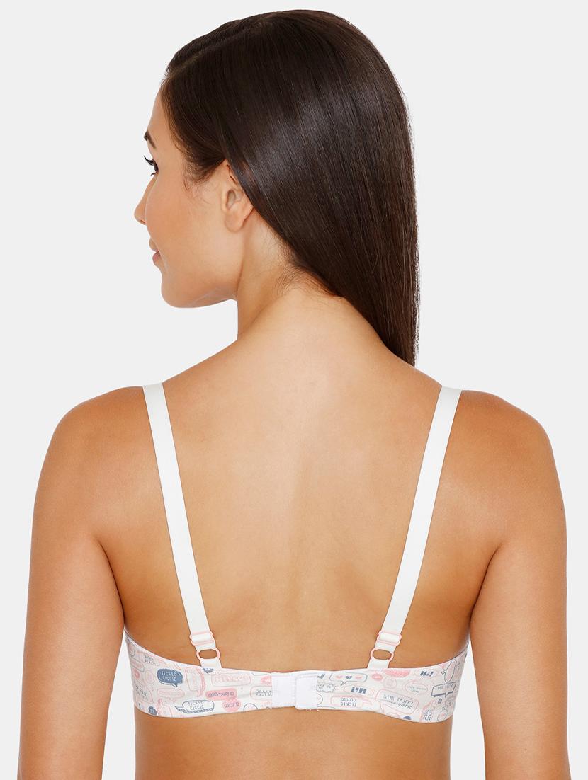 quirky print t-shirt bra - 17360883 - Zoom Image - 3